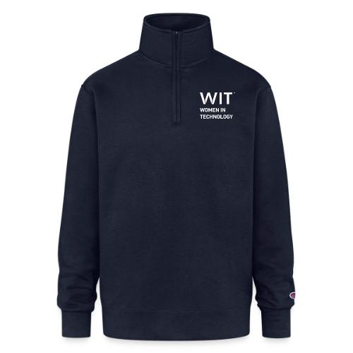WIT Main Logo - Champion Unisex 1/4 Zip Pullover Sweatshirt