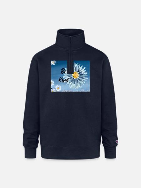 1000004669 - Champion Unisex 1/4 Zip Pullover Sweatshirt - navy