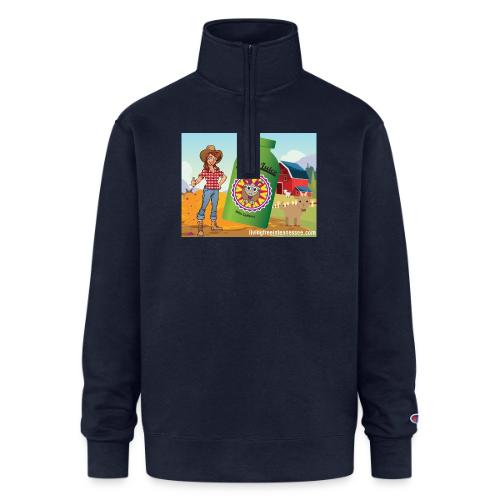 Nicole Sauce's Goat Juice - Champion Unisex 1/4 Zip Pullover Sweatshirt