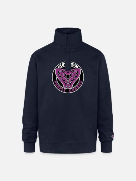 Globo GYM - Champion Unisex 1/4 Zip Pullover Sweatshirt - navy