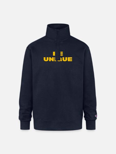 Be unique - Champion Unisex 1/4 Zip Pullover Sweatshirt - navy