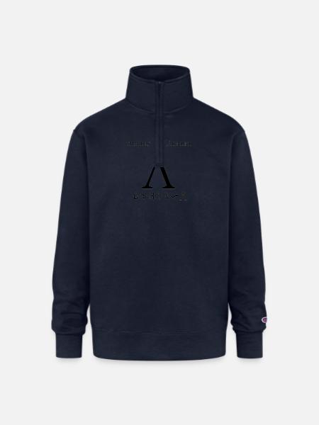 Stargate SG1 - There Is No Place Like Earth - Champion Unisex 1/4 Zip Pullover Sweatshirt - navy