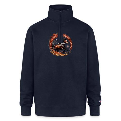 Year of the Horse Fiery Spirit T Shirt, Lunar New - Champion Unisex 1/4 Zip Pullover Sweatshirt