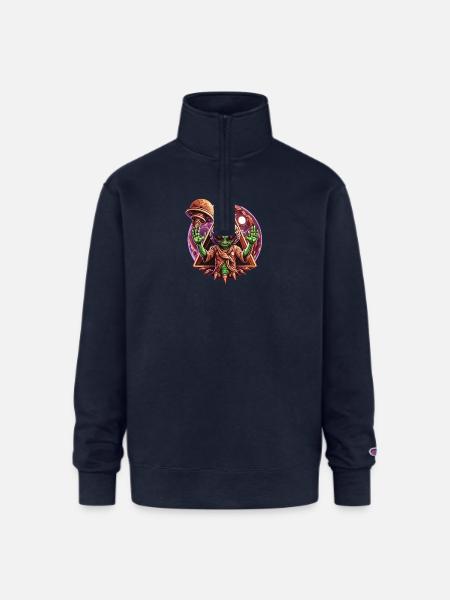 IlluminET19 - Champion Unisex 1/4 Zip Pullover Sweatshirt - navy