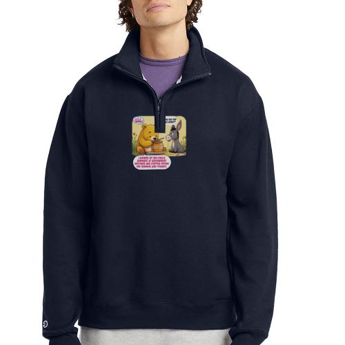 Honey Bear - Fire Tyrants - Champion Unisex 1/4 Zip Pullover Sweatshirt