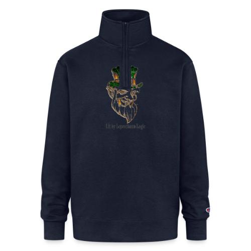 Leprechaun Lantern Mischief T-Shirt - Champion Unisex 1/4 Zip Pullover Sweatshirt