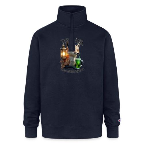 Emerald Alibi Fox Graphic Tee - Champion Unisex 1/4 Zip Pullover Sweatshirt