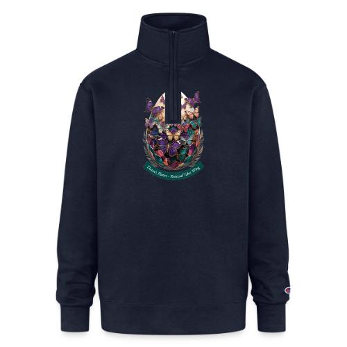 Easter Dawn's Flutter Butterfly T Shirt, Gift - Champion Unisex 1/4 Zip Pullover Sweatshirt
