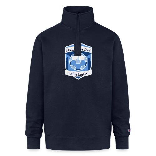 Manchester Soul Soccer City Emblem T Shirt, Gift - Champion Unisex 1/4 Zip Pullover Sweatshirt