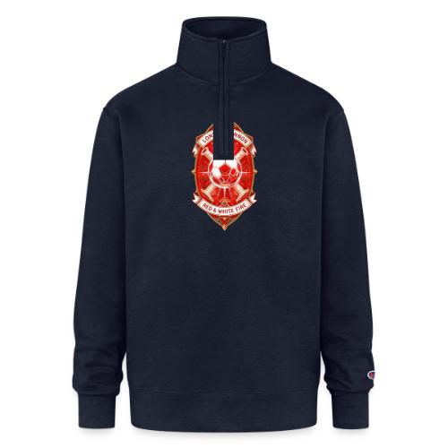Red London Cannon T Shirt,Football City Pride Gift - Champion Unisex 1/4 Zip Pullover Sweatshirt