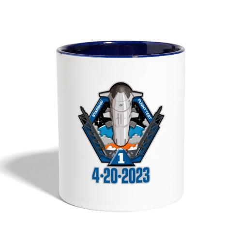 Starship Flight Test 4-20-2023 - Contrast Coffee Mug