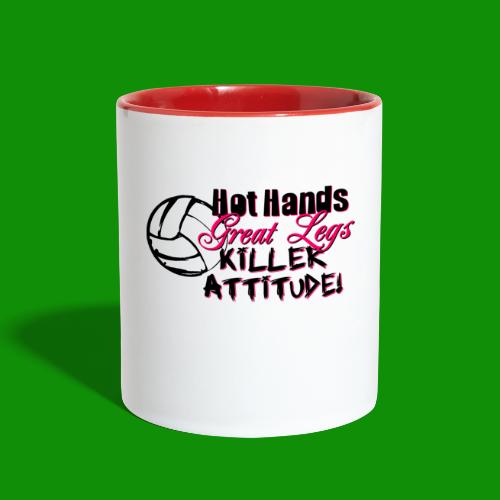 Hot Hands Volleyball - Contrast Coffee Mug