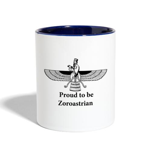 Proud to be Zoroastrian - Contrast Coffee Mug
