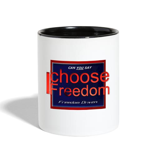 I Choose Freedom - Outside the Box - Contrast Coffee Mug