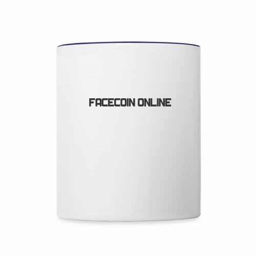 facecoin online dark - Contrast Coffee Mug