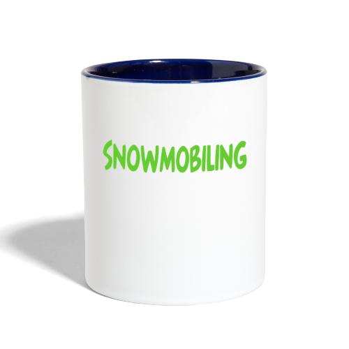 Snowmobiling Underwear - Contrast Coffee Mug