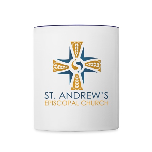 St. Andrew's logo on transparent background - Contrast Coffee Mug