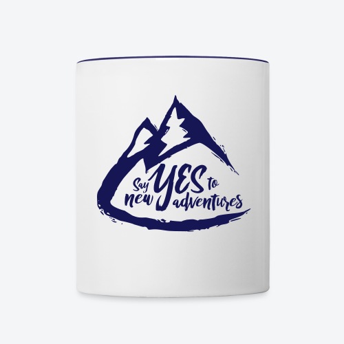 Say Yes to Adventure - Dark - Contrast Coffee Mug