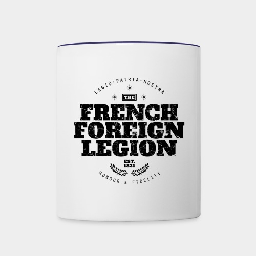 The French Foreign Legion - Black - Contrast Coffee Mug