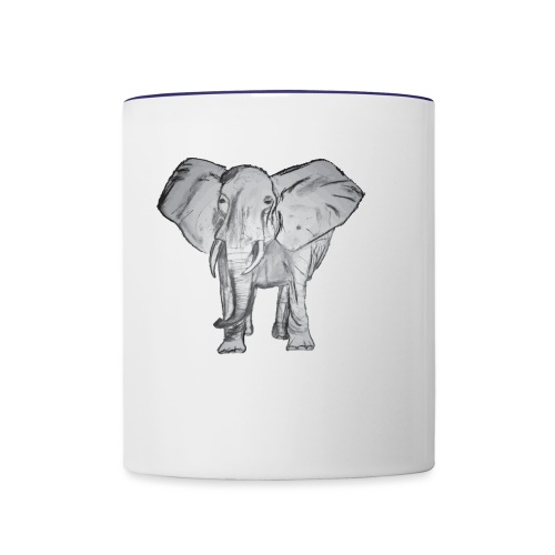 Big Elephant - Contrast Coffee Mug