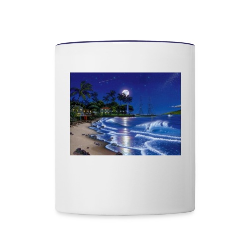full moon - Contrast Coffee Mug