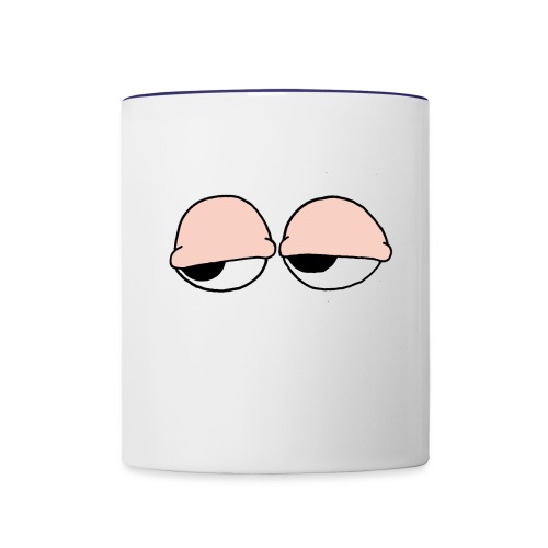 stoned eyes - Contrast Coffee Mug