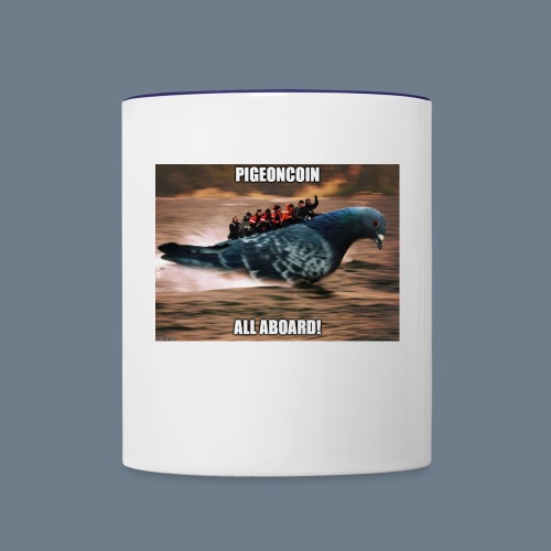 Pigeoncoin All Aboard! - Contrast Coffee Mug