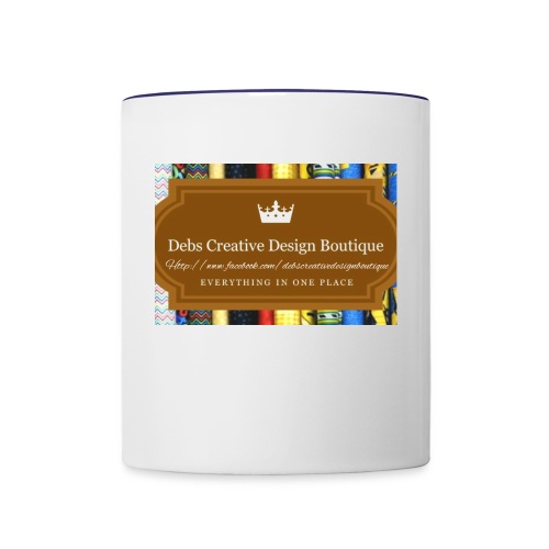 Debs Creative Design Boutique with site - Contrast Coffee Mug