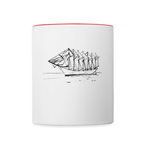 Seven-mast yacht - Contrast Coffee Mug