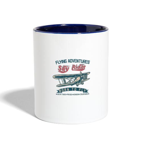 Flying Adventures - Born to Fly - Contrast Coffee Mug