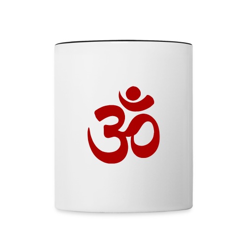 OM - the divine symbol - Contrast Coffee Mug