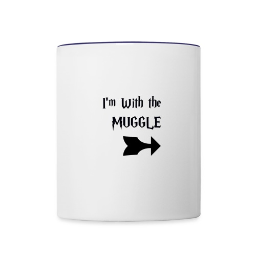 I'm With The Muggle - Contrast Coffee Mug