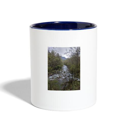 Greenbrier River in Great Smoky Mountains N. P. - Contrast Coffee Mug