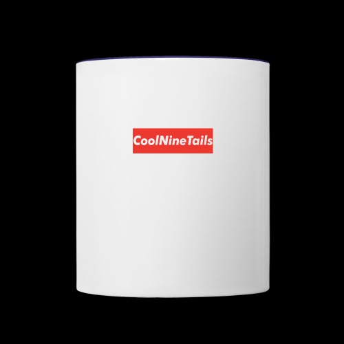 CoolNineTails supreme logo - Contrast Coffee Mug