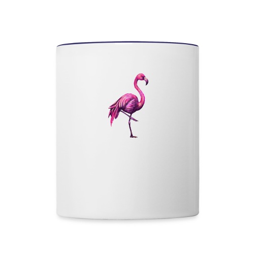 pink flamingo - Contrast Coffee Mug