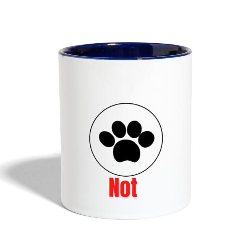 Emotional Support Human Do Not Pet Dog Service - Contrast Coffee Mug