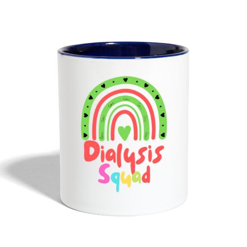 Dialysis Squad Funny Nephrology Hemodialysis Nurse - Contrast Coffee Mug