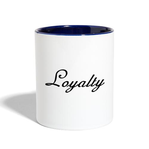 Loyalty Brand Items - Black Color - Contrast Coffee Mug