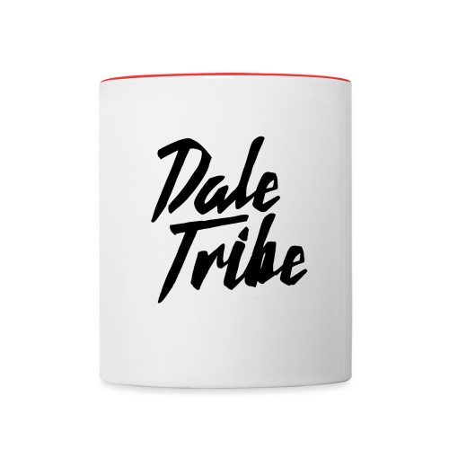 Dale Tribe Logo BLACK - Contrast Coffee Mug