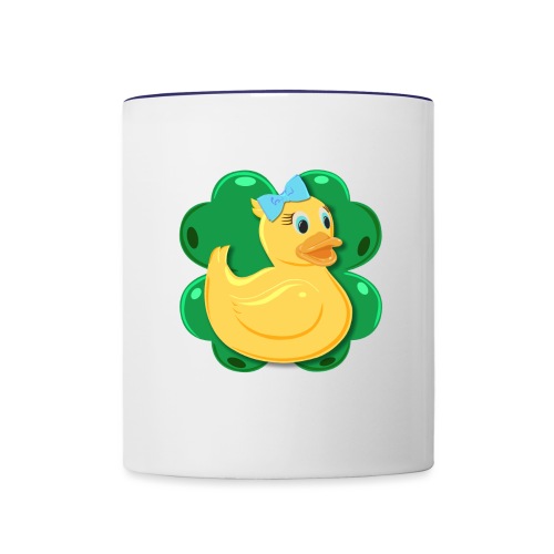 LuckyDuckyLogo - Contrast Coffee Mug