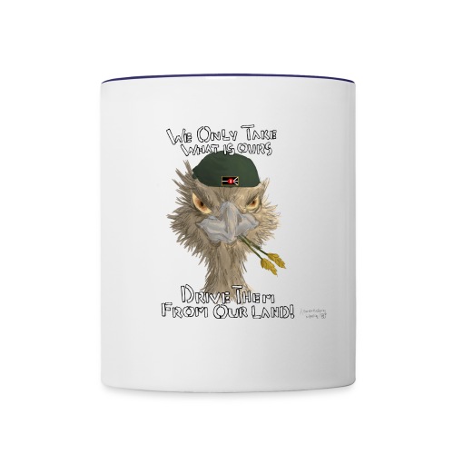 We Only Take what is Ours- Transparent Background - Contrast Coffee Mug