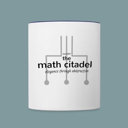 Abstract Math Citadel - Contrast Coffee Mug