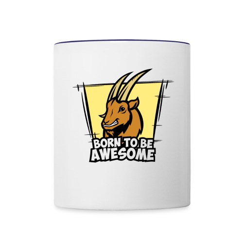 Capricorn - Bortn To Be Awesome - Contrast Coffee Mug