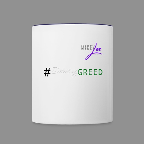 hash greed - Contrast Coffee Mug