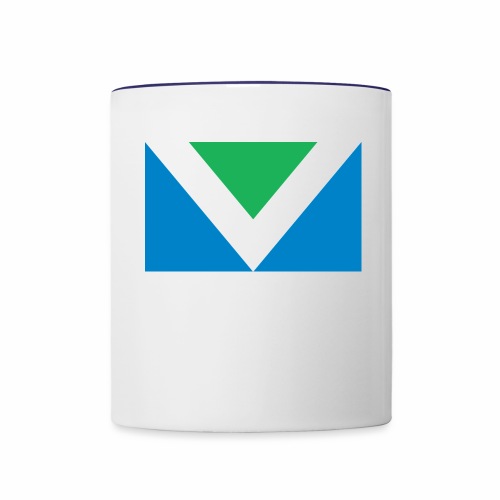 Vegan flag - Contrast Coffee Mug