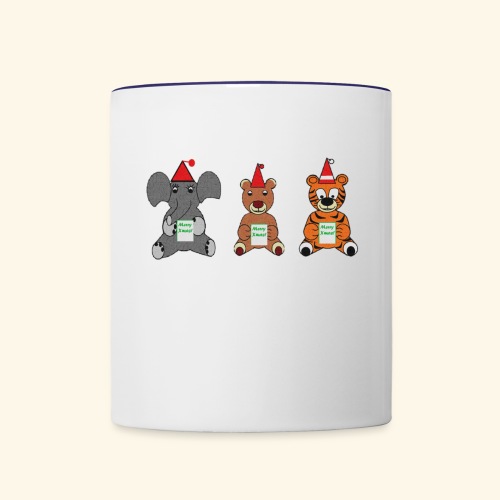 Cute animals - Contrast Coffee Mug