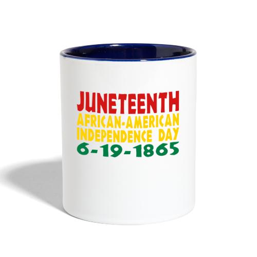 Junteenth Independence Day - Contrast Coffee Mug