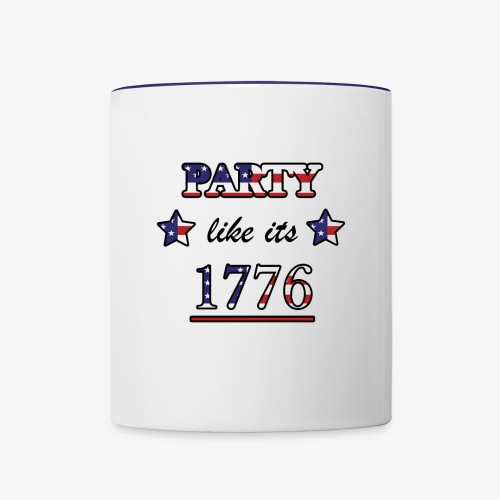 Party Like It's 1776 - Contrast Coffee Mug