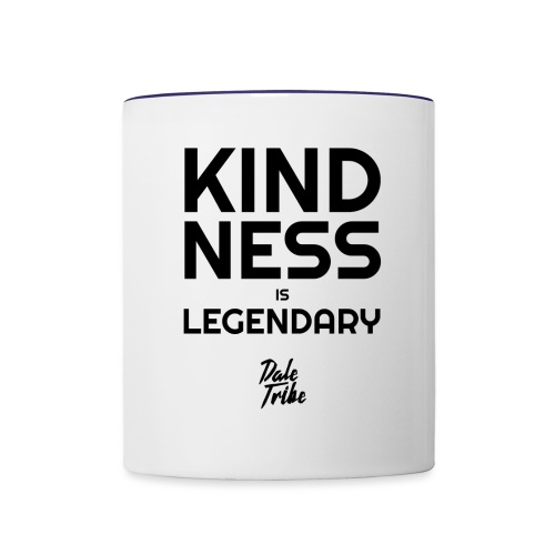 KINDNESS IS LEGENDARY BLACK - Contrast Coffee Mug