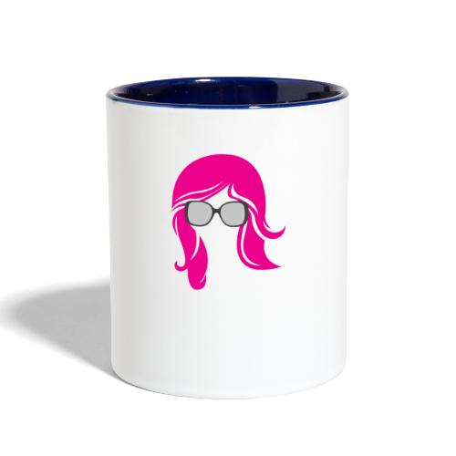 Geo Rockstar (her) - Contrast Coffee Mug